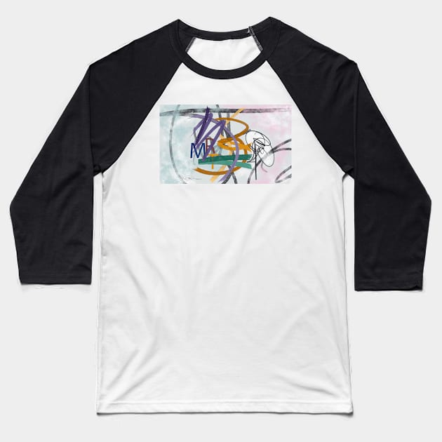 Initial Signature Baseball T-Shirt by MarkArTurner